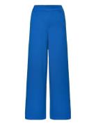 Vivar Hw Wide Pant - Noos Bottoms Trousers Wide Leg Blue Vila