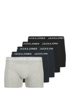Jacanthony Trunks 5 Pack Ln Bokserit Grey Jack & J S