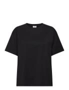 Loose Fit Tee Tops T-shirts & Tops Short-sleeved Black Filippa K