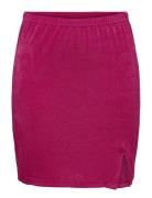 Onlassy Mini Slit Skirt Cs Jrs Lyhyt Hame Pink ONLY