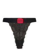 Thong Lace Stringit Alusvaatteet Black HUGO