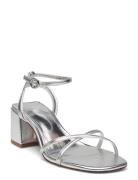 Metallic Straps Sandals Korolliset Sandaalit Silver Mango