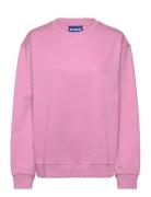 Over D Crew_B Tops Sweat-shirts & Hoodies Sweat-shirts Pink HUGO BLUE