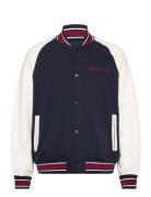 Tjm Rlx Circle T Varsity Bomber Bombertakki Takki Navy Tommy Jeans