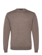 Margrate Tops Knitwear Round Necks Brown Matinique