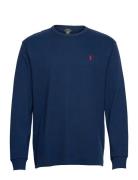 Classic Fit Jersey Long-Sleeve T-Shirt Tops T-shirts Long-sleeved Blue...