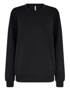 Sc-Banu Tops Sweat-shirts & Hoodies Sweat-shirts Black Soyaconcept