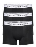 Classic Stretch-Cotton Trunk 3-Pack Bokserit Black Polo Ralph Lauren