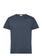 Roll Neck Tee Designers T-shirts Short-sleeved Blue Filippa K