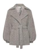 288 Vinnie Wool Jacket Villakangastakki Beige Ida Sjöstedt