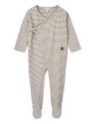 Bolde Baby Stripe Jumpsuit Jumpsuit Haalari Cream Liewood