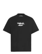 T-Shirt Over Core Tops T-shirts Short-sleeved Black Replay