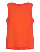 Gerlindepw To Tops Blouses Sleeveless Orange Part Two