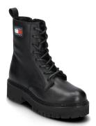 Tjw Urban Lace Up Boot Shoes Boots Ankle Boots Laced Boots Black Tommy...