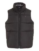 Essential Padded Vest Toppaliivi Black Tommy Hilfiger