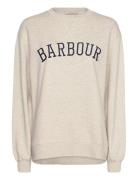 Barbour Northumb Sweat Tops Sweat-shirts & Hoodies Sweat-shirts Cream ...