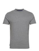 Vintage Logo Emb Tee Tops T-shirts Short-sleeved Grey Superdry