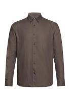 Cotton Oxford Sune Shirt Bd Tops Shirts Casual Brown Mads Nørgaard