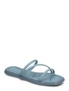 Stb-Selena Strap Sandal L Matalapohjaiset Sandaalit Blue Shoe The Bear