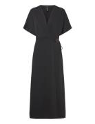 Wrap Dress With Hoop Detail Maksimekko Juhlamekko Black Mango