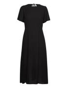 Camillabbkasey Dress Polvipituinen Mekko Black Bruuns Bazaar