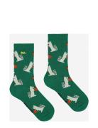 Hungry Squirrel All Over Long Socks Sukat Green Bobo Choses