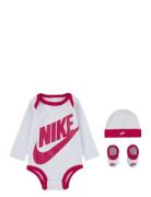 Nike Futura Bodysuit Box Set Pitkähihainen Body Pink Nike