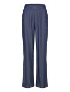 Nina-M Bottoms Trousers Flared Navy MbyM