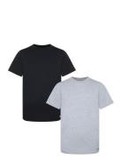 Nhb Boys 2Pk Crew Undershirt Tops T-shirts Short-sleeved Black Nike