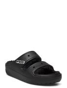 Classic Cozzzy Sandal Aamutossut Tohvelit Black Crocs