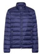 Light Down Jacket Vuorillinen Takki Topattu Takki Blue GANT