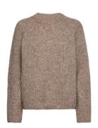 Nuzindi Pullover - Noos Tops Knitwear Jumpers Beige Nümph