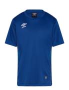 Liga Ss Jersey Jr Tops T-shirts Short-sleeved Blue Umbro