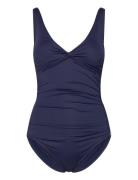 Panos Emporio Simi Solid Swimsuit Uimapuku Uima-asut Navy Panos Empori...