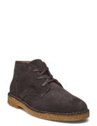 Slhricco Suede Chukka Boot Nyörisaappaat Brown Selected Homme