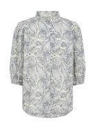 Sc-Fatima Tops Shirts Long-sleeved Multi/patterned Soyaconcept