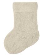 Nbfolli Terry Fluffy Sock Sukat Beige Name It