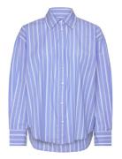 Slmerona Regular Shirt Tops Shirts Long-sleeved Blue Soaked In Luxury