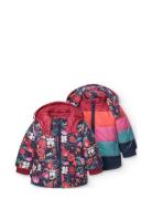 Reversible Parka Floral For Baby Girl Toppatakki Multi/patterned Bobol...