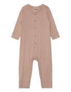 Rudy Pyjama Sie Jumpsuit Haalari Brown MarMar Copenhagen