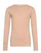 Tee Ls Tops T-shirts Long-sleeved T-shirts Beige MarMar Copenhagen