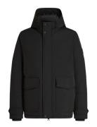 Rockie Down Hooded Jacket Villakangastakki Pitkä Takki Black Tommy Hil...