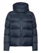 Mw Down Short Puffer Vuorillinen Takki Topattu Takki Navy Calvin Klein...