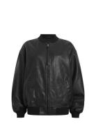 Belle Bomber Nahkatakki Black AllSaints