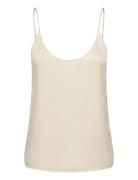 Core Jersey Woven Tank Tops T-shirts & Tops Sleeveless Cream Scotch & ...