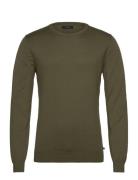 Maj S Tops Knitwear Round Necks Green Matinique