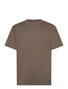 Hco. Guys Knits Tops T-shirts Short-sleeved Brown Hollister