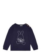 Sweater L/S Tops Sweat-shirts & Hoodies Sweat-shirts Navy United Color...