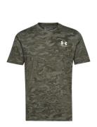 Ua Abc Camo Ss Tops T-shirts Short-sleeved Green Under Armour