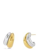 Furo Duo Creoles Mixed Accessories Jewellery Earrings Hoops Gold Edbla...